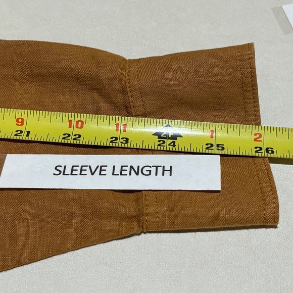 Joe's Jeans Men's Long sleeve 100% Linen Button Down Shirt Sz L Preppy Classic - Picture 8 of 10